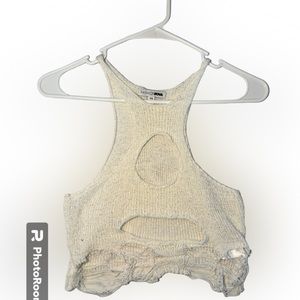 Fashion Nova Distressed Tank Top
